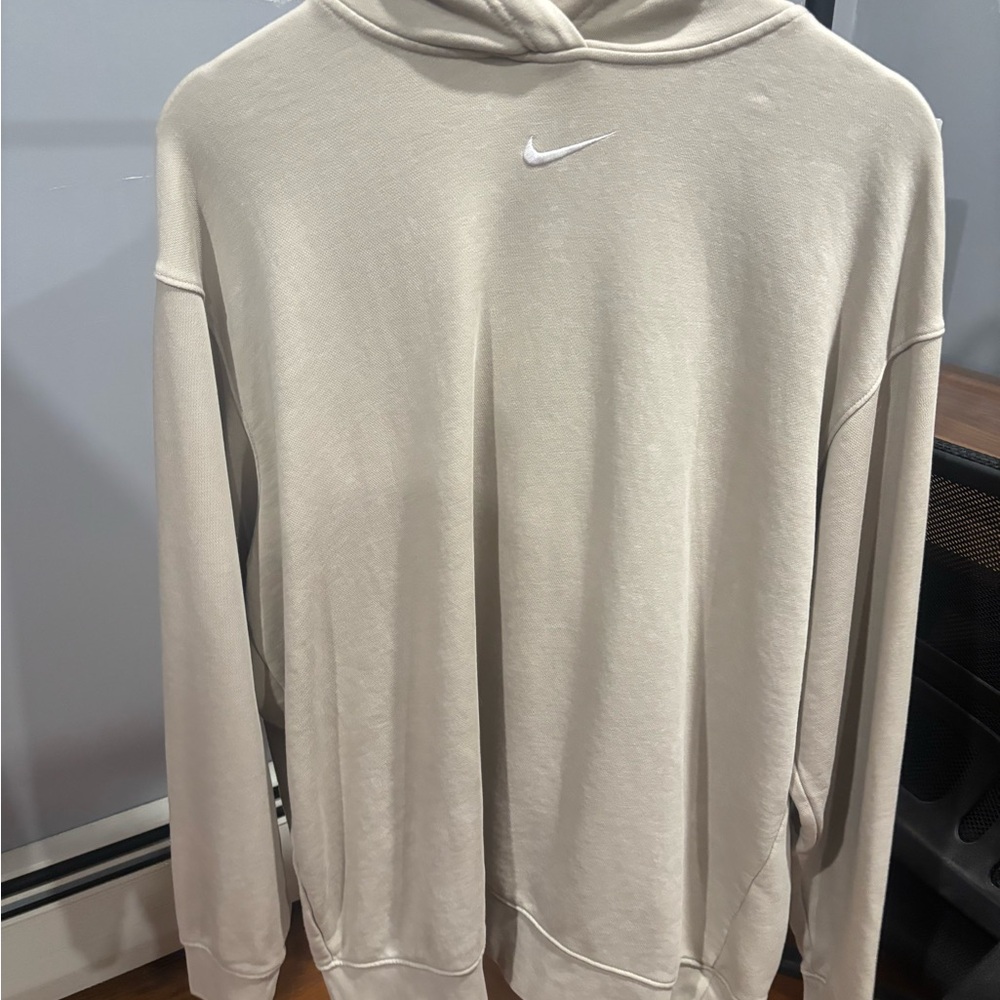 Women’s Nike Beige Oversized Hoodie size M Medium used
